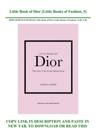 pdf dior|little book of Dior PDF.